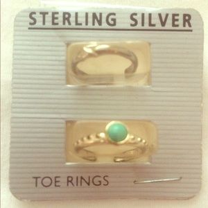 Sterling silver toe rings
